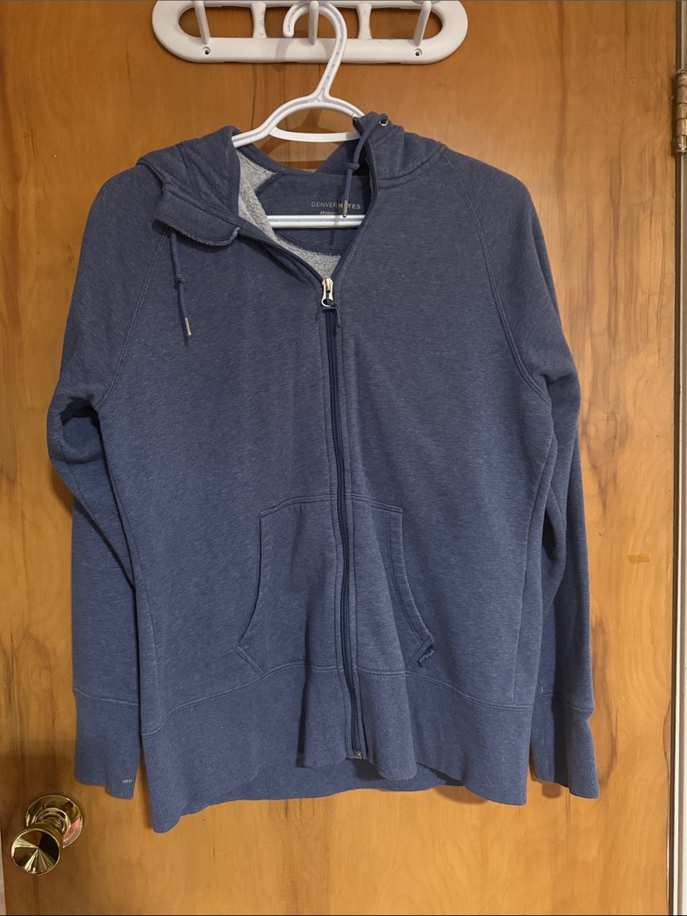 Classic Navy Zip-Up Hoodie